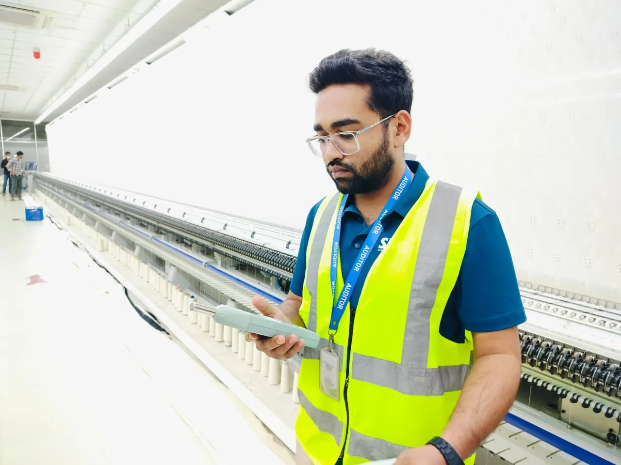 SMS Environmental Alliance specialist conducting facility monitoring